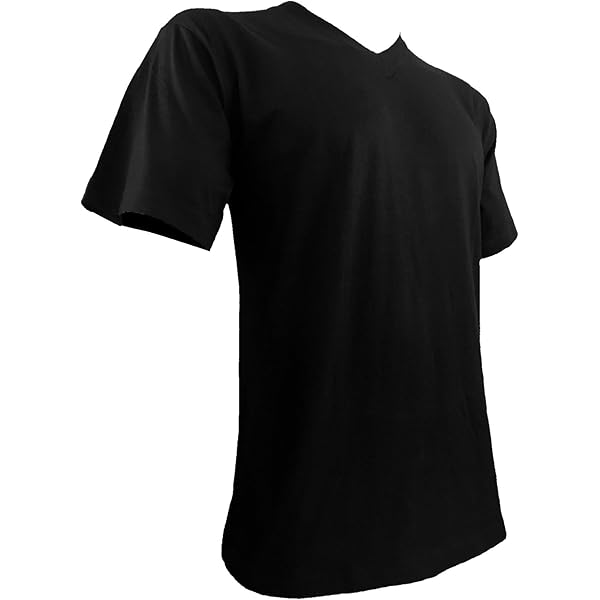 PERSONSOUL V Structure T-shirt ブラック Styllion Tall V-Neck Shirts VSS (LT, Black) | Amazon.com